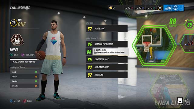 NBA Live 19 UI